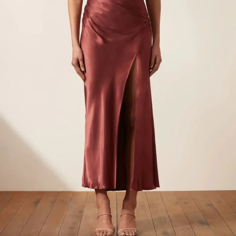 Shona Joy Thalia Gathered Square Neck Midi Dress - Picture 6 of 13